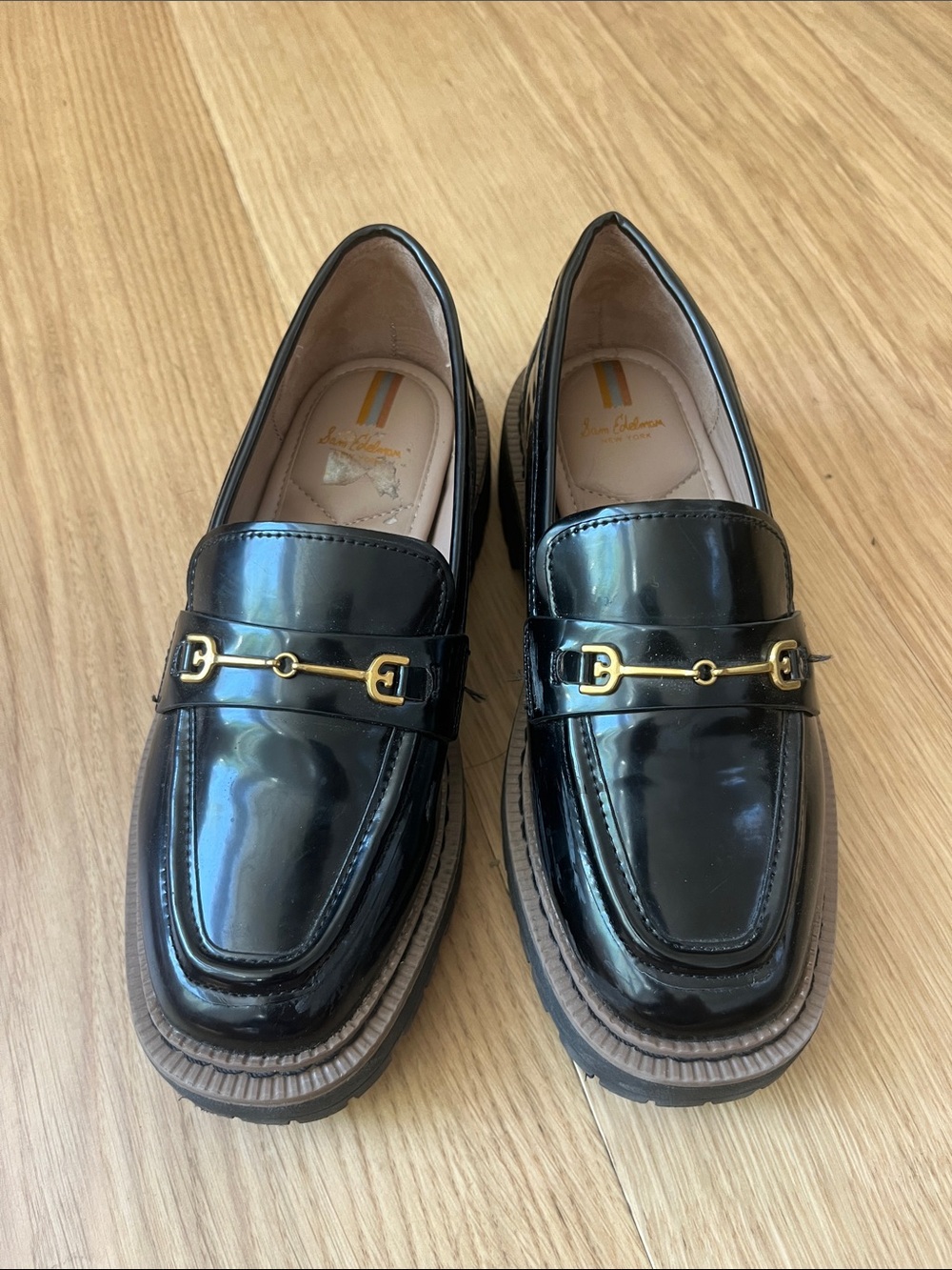 Sam Edelman Girls Laurs Kids Loafer Black size 2